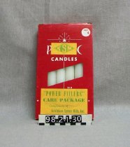 Emergency household candles with CM ruler